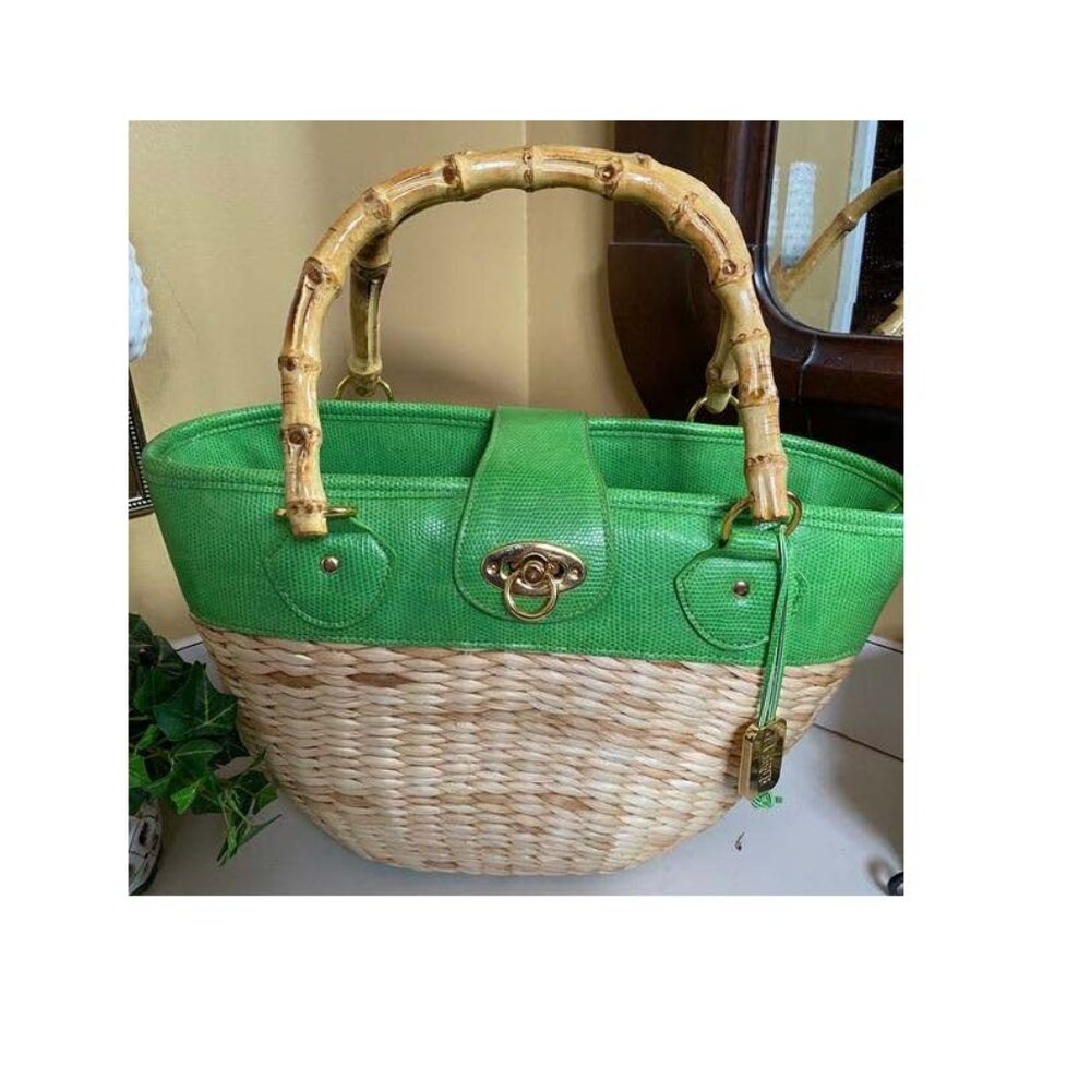 MAGGI BARNES Woven Tote Bag **NWT**